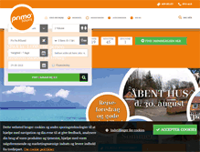 Tablet Screenshot of primotours.dk